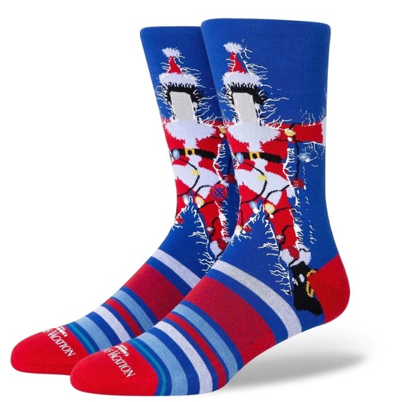 Stance CHRISTMAS VACATION CREW SOCKS, size Small - Picture 2 of 7